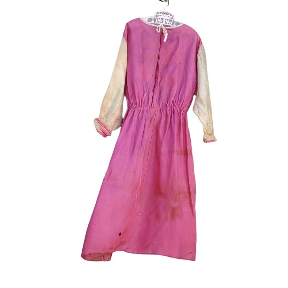 Vintage 50s 60s Costume Cinderella Pink Dress 4T 5T Halloween Dress Up - Picture 4 of 10